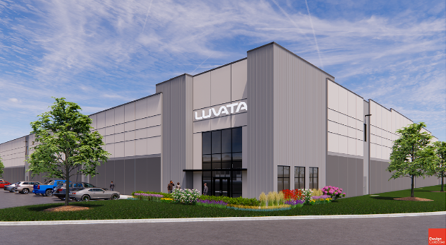Illustrative drawing of Luvata Ohio's new factory