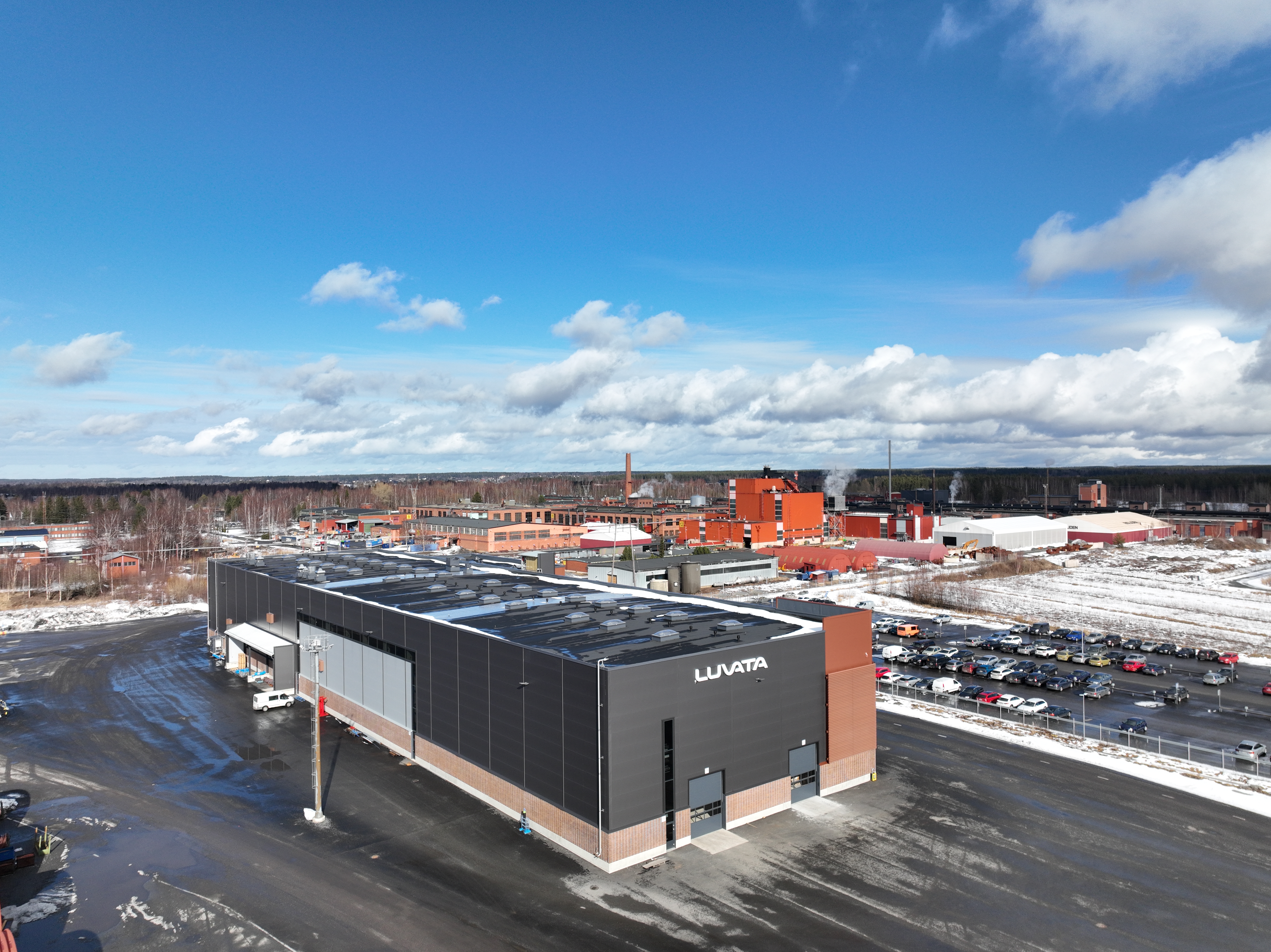 Luvata Pori plant area pictured from sky