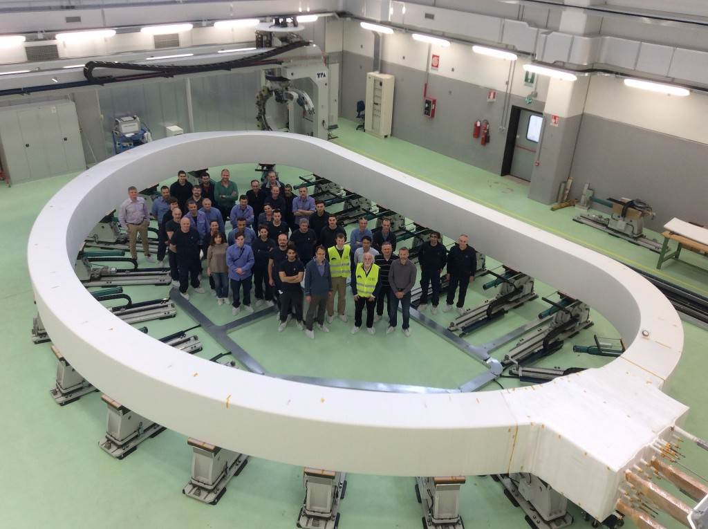 First toroidal field winding pack in Europe