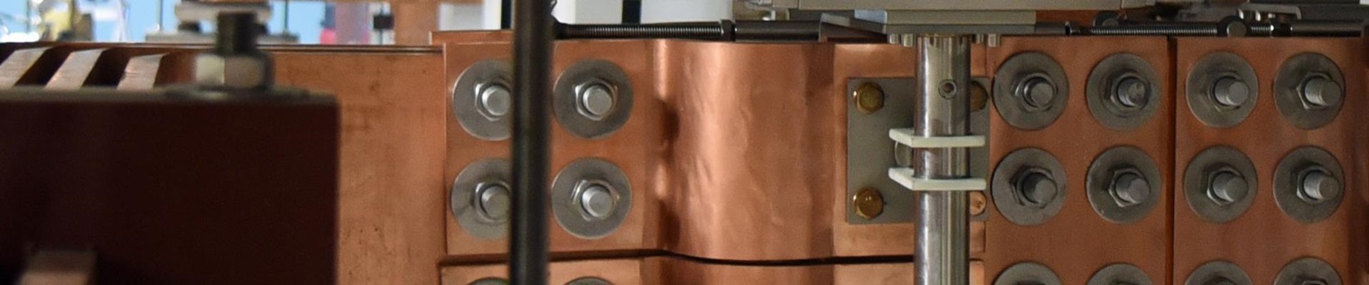 Luvata busbars installed into an electrolysis use