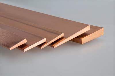 Shiny wedge shape copper rotor bars in different sizes