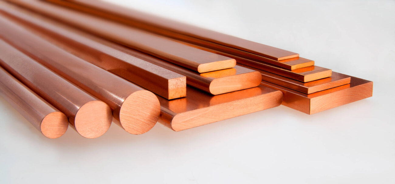 Copper rods and bars