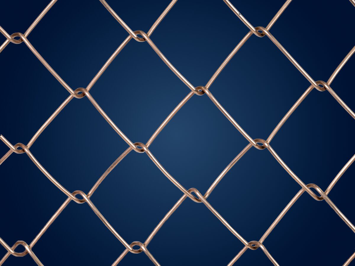 Copper Aquaculture Wire in Close-Up